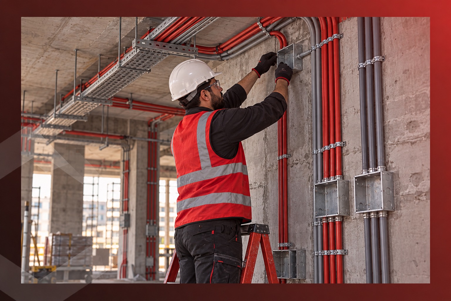 Electrical infrastructure works