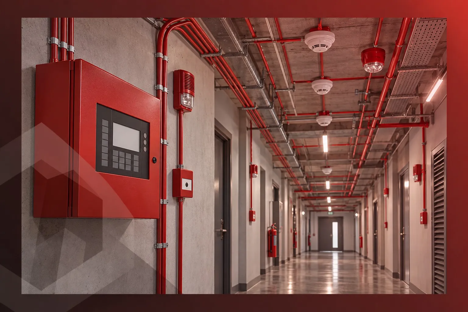Fire alarm system in facilities